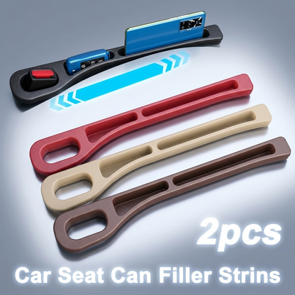 2Pcs Pair Universal Car Seat Gap Plug Strip Side Seam Car Gap Filler Leak Proof Seat Gap Storage Organizer Interior Decoration