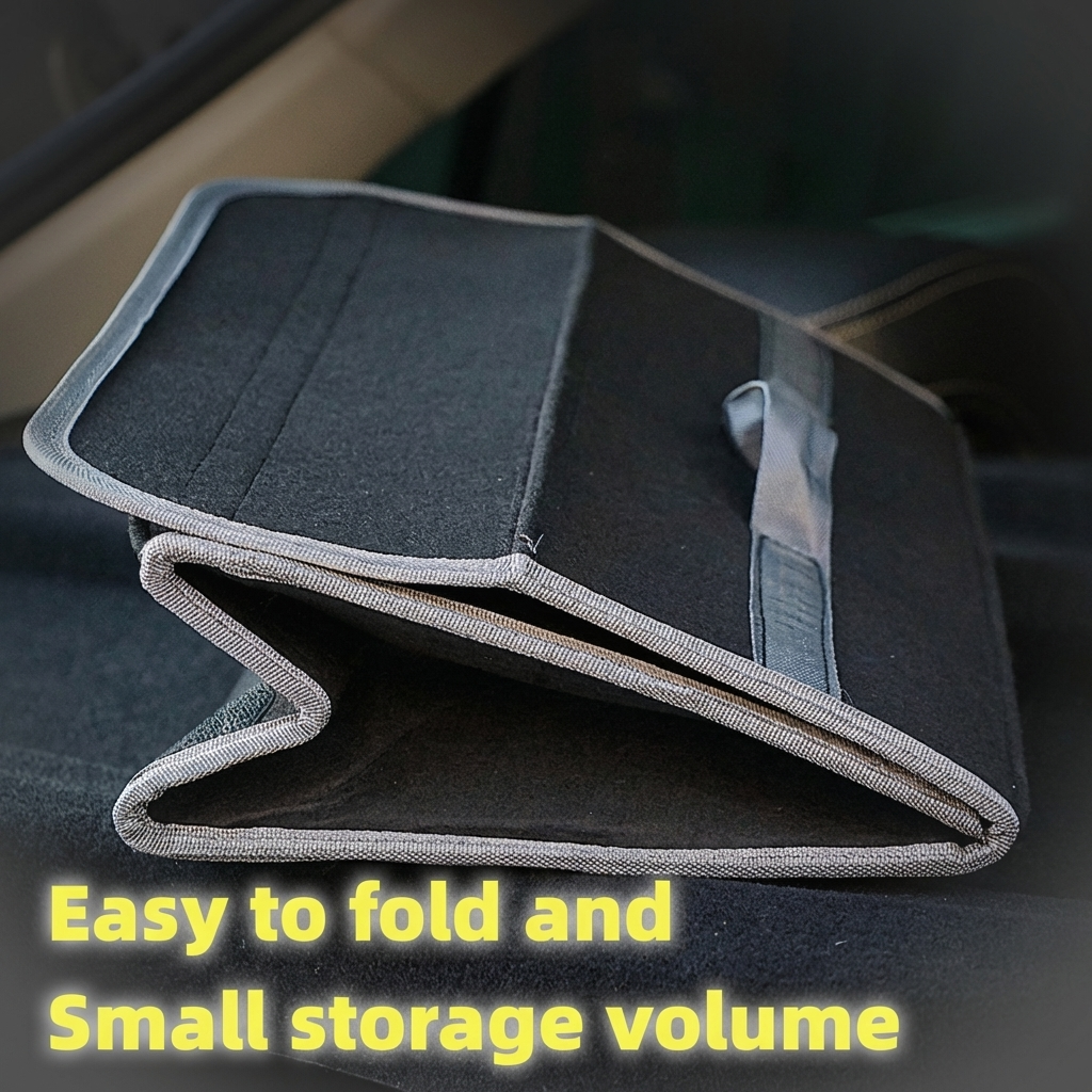 Car Trunk Soft Organizer Felt Storage Box Accessories Large anti Slip Compartment Boot Storage Organizer Tool Car Storage Bag